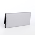 Кошелёк женский на магните, 19.5×1.5×9.5 см, серый - Фото 4