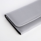 Кошелёк женский на магните, 19.5×1.5×9.5 см, серый - Фото 3