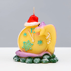 Свеча декоративная «Будильник новогодний. Змея», 7.5×6×9.5 см - Фото 2