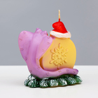 Свеча декоративная «Будильник новогодний. Змея», 7.5×6×9.5 см - Фото 3