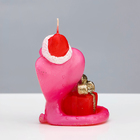 Свеча декоративная «Змея с подарком», 7.5×5×8 см - Фото 3