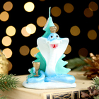 Свеча декоративная «Змея у новогодней ёлки», 6×4.5×9 см - Фото 7