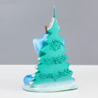 Свеча декоративная «Змея у новогодней ёлки», 6×4.5×9 см - Фото 3