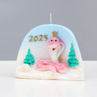 Свеча декоративная «Змея 2025 с голубым небом» - Фото 2