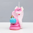 Свеча декоративная «Змея с шаром 2025» - Фото 1