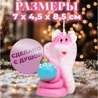 Новый год. Символ года Свеча фигурная "Змея с шаром" - фото 5170515