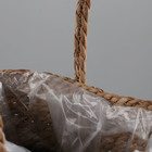 Корзина плетеная, 35x17xH25xHH42, рогоз - фото 24992223