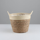 Набор корзин из 3 шт, D23xH20, D20xH17, D17xH14 см, рогоз - фото 24992236