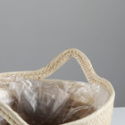 Набор корзин из 3 шт, D23xH20, D20xH17, D17xH14 см, рогоз - фото 24992237