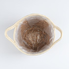 Набор корзин из 3 шт, D23xH20, D20xH17, D17xH14 см, рогоз - фото 24992238