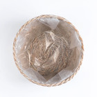 Набор корзин из 3 шт, D30xH28, D24xH15, D21xH12, рогоз - фото 24992260