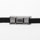 Шнурки для обуви, пара, с плоским сечением и фиксатором на магнитах, 100 см, чёрные - Фото 12