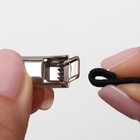 Шнурки для обуви, пара, с плоским сечением и фиксатором на магнитах, 100 см, чёрные - Фото 13