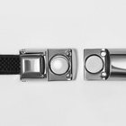 Шнурки для обуви, пара, с плоским сечением и фиксатором на магнитах, 100 см, чёрные - Фото 10