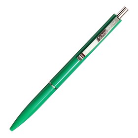 Ручка шариковая автоматическая Schneider K15, чернила синие, узел 1,0мм, корпус зелено-бирюзовый матовый, под лого