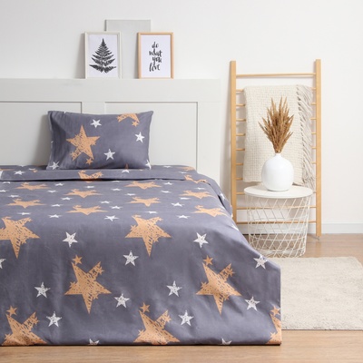 Постельное бельё евро Newday «Мгновение», полисатин