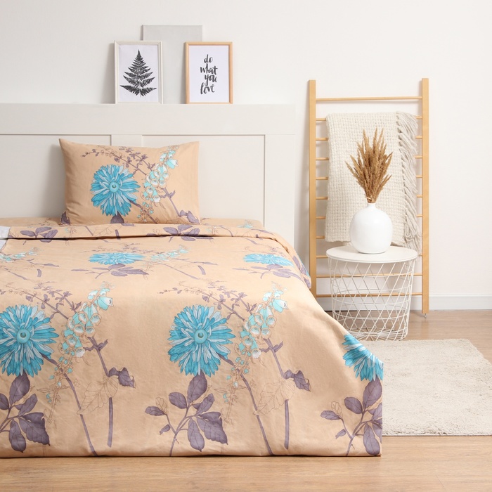 Комплект постельного белья Newday 2 сп Soft time 175*215см,180*215см, 50*70см-2 шт, полисатин, 80 г/м² - Фото 1