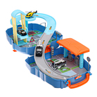 Парковка в рюкзаке «Полицейская погоня», 3 машинки, 1 вертолёт - Фото 2