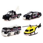 Парковка в рюкзаке «Полицейская погоня», 3 машинки, 1 вертолёт - Фото 6