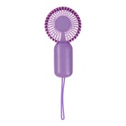 Портативный ручной мини вентилятор YM88151, 250 мАч, 1 режим, кабель для зарядки, фиолетовый - Фото 3