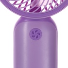 Портативный ручной мини вентилятор YM88151, 250 мАч, 1 режим, кабель для зарядки, фиолетовый - Фото 4