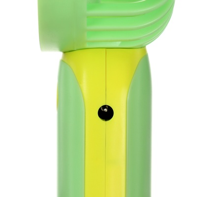 Портативный ручной мини вентилятор YM88151, 250 мАч, 1 режим, кабель для зарядки, зелёный