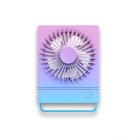 Портативный настольный вентилятор YS2202B, 500 мАч, 3 режима, вход micro-USB, провод, градиент холодный - Фото 1