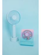 Портативный настольный вентилятор YS2202B, 500 мАч, 3 режима, вход micro-USB, провод, градиент холодный - Фото 5