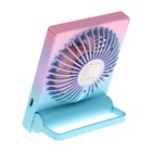 Портативный настольный вентилятор YS2202B, 500 мАч, 3 режима, вход micro-USB, провод, градиент холодный - Фото 8