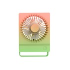 Портативный настольный вентилятор YS2202B, 500 мАч, 3 режима, вход micro-USB, провод, градиент тёплый - Фото 1
