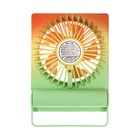 Портативный настольный вентилятор YS2202B, 500 мАч, 3 режима, вход micro-USB, провод, градиент тёплый - Фото 8