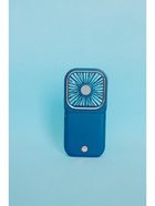 Портативный ручной мини вентилятор на шею F30, функция Power bank 3000 мАч, 3 режима, USB, складной, синий 10244706 - фото 16296532