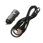 Автомобильное зарядное устройство Maimi T72, 2 USB, 2.4 А, кабель Type-C, чёрное - Фото 2