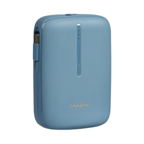 Внешний аккумулятор Maimi Mi57, 10000 мАч, 3 А, 22.5 Вт, USB, Type-C, PD, синий