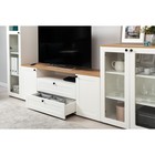 Тумба под ТВ Остин 16.47, 1600х419х608, Белый мдф/Дуб золотой - Фото 3