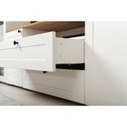 Тумба под ТВ Остин 16.47, 1600х419х608, Белый мдф/Дуб золотой - Фото 4