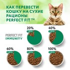 Сухой корм Perfect Fit для кошек, говядина, лён, голубика, 580 г - Фото 7