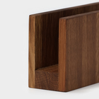 Салфетница деревянная Adelica, 16×8×4 см, дуб - Фото 7