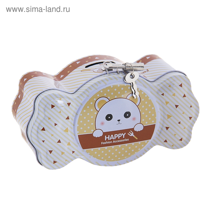 Копилка "Счастливая конфета" 15×8×6 см - Фото 1