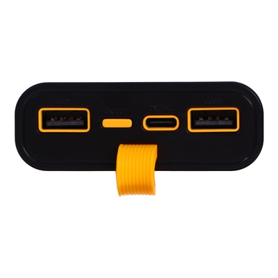 Внешний аккумулятор CRR-32, 10000 мАч, 2 USB, Type-C, 2 А, дисплей, чёрный