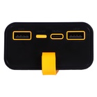 Внешний портативный аккумулятор CRR-33, 20000 мАч, 2USB, Type-C, 2 А, с дисплеем, чёрный - Фото 5