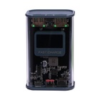 Внешний портативный аккумулятор CRR-28, 10000 мАч, 2USB, 3 А, с дисплеем, быстрая зарядка, серый - Фото 2