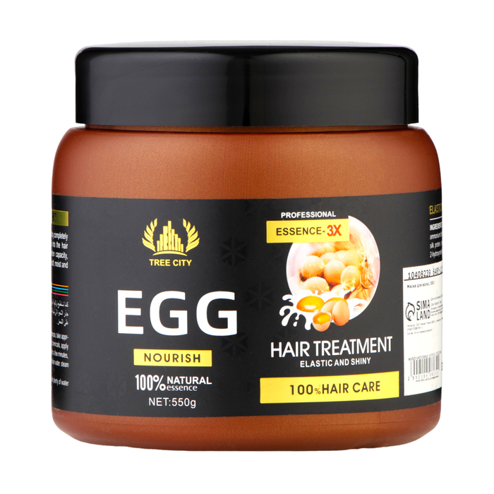 Маска для волос, питание и восстановление, с экстрактом яйца, 550 г - Фото 1