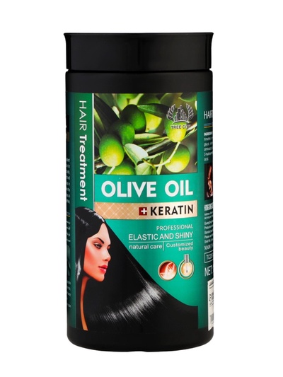 Маска для волос, увлажнение и блеск, с экстрактом оливы, 1000 г