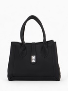 Сумка женская тоут TEXTURA на молнии, 31×11×21 см, чёрная - Фото 3