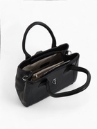 Сумка женская тоут TEXTURA на молнии, 31×11×21 см, чёрная - Фото 10