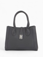 Сумка женская тоут TEXTURA на молнии, 31×11×21 см, тёмно-серая - Фото 3