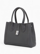 Сумка женская тоут TEXTURA на молнии, 31×11×21 см, тёмно-серая - Фото 5