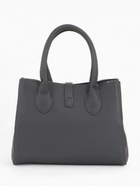 Сумка женская тоут TEXTURA на молнии, 31×11×21 см, тёмно-серая - Фото 6