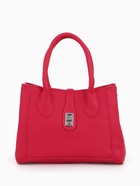 Сумка женская тоут TEXTURA на молнии, 31×11×21 см, розовая - Фото 3